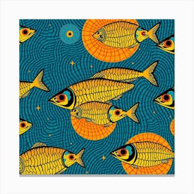 Fishes In The Sea Canvas Print