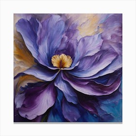 Purple flower Canvas Print