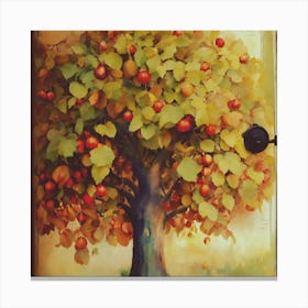 Apple Tree Nutmeg Wall Art Canvas Print