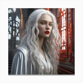 White Wraith Canvas Print