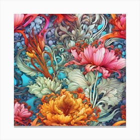 Floral Pattern Canvas Print