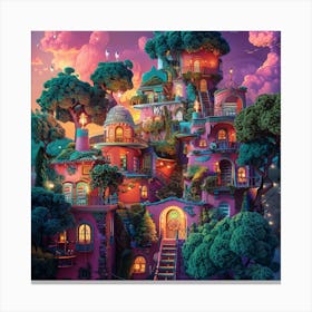 Fairytale House Canvas Print