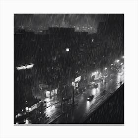 Night In The City Canvas Print