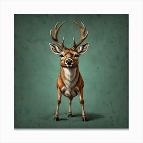 Deer! 4 Canvas Print