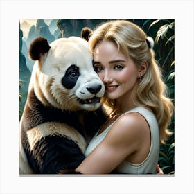 Panda Bear 1 Canvas Print