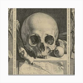 Skull And Bones 1 Canvas Print