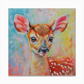 Fawn painting 3 Canvas Print