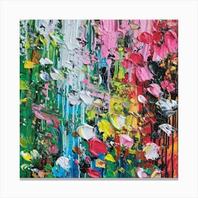 Abstract Flower Painting 5 Canvas Print