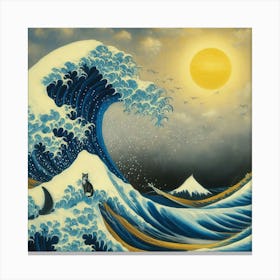 Great Wave Off Kanagawa 3 Canvas Print