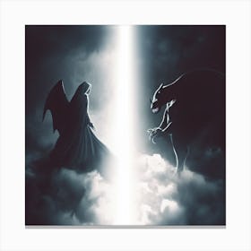 Angel And Demon Canvas Print