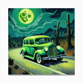 Moonlight Road Canvas Print