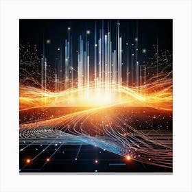 Futuristic Technology Concept 1 Canvas Print