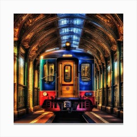 Train In The Station 1 Canvas Print