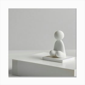 Meditating Man 3 Canvas Print