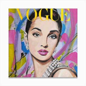 Vogue Cover Canvas Print
