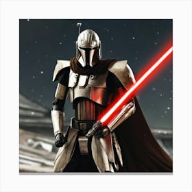 Star Wars The Mandalorian Canvas Print