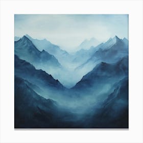 2024 May Poster Canvas Mountain 7 Canvas Print