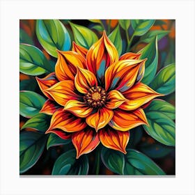 Dahlia 2 Canvas Print