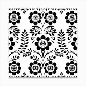 Floral Mexican Canvas Print