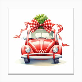 Christmas Car Canvas Print