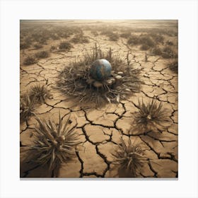 Earth In The Desert 7 Canvas Print