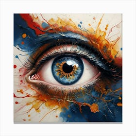 Eye Of The Artist Canvas Print