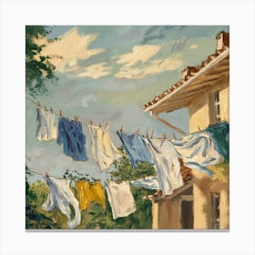 Henri Matisse laundry day Canvas Print