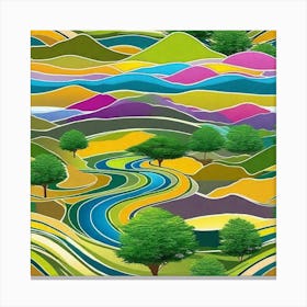 Landscape Painting 195 Canvas Print