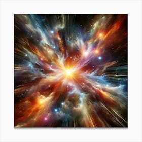 Nebula Burst 3 Canvas Print