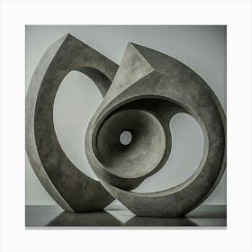 Abstract Sculpture Canvas Print