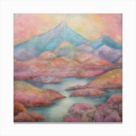 Mountain landscape Canvas Print
