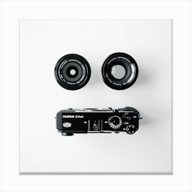 Black And White Camera 1 Canvas Print