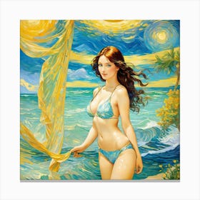 Starry Night guj 1 Canvas Print