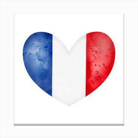 Heart Of France Canvas Print