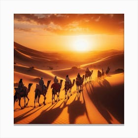 Bedouin Sunset Front Angle 1 Canvas Print