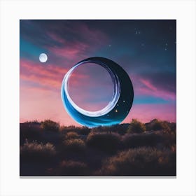 Circle In The Desert Canvas Print