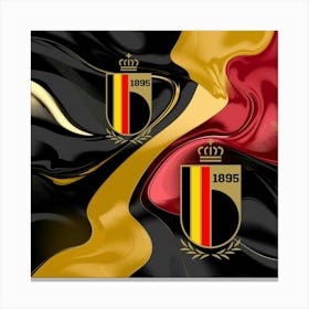 Belgium National Football Team Logo Wall Art 8 Canvas Print