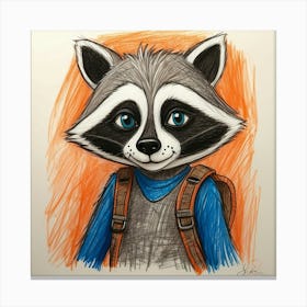 Raccoon 16 Canvas Print