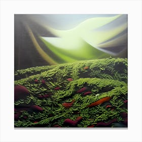 Mountain Greenery Canvas Print