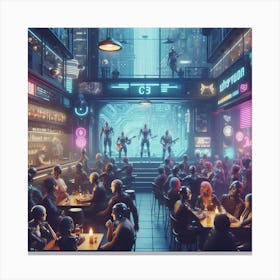 Cyberpunk Canvas Print