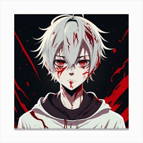 Anime Blood Canvas Print