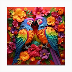 Parrots Canvas Print