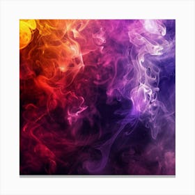 Abstract Smoke Background 12 Canvas Print