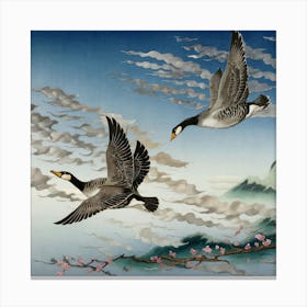 Solitary Soar – A Wild Goose S Journey Canvas Print