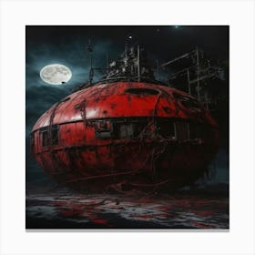 Red Sphere Canvas Print