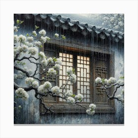 Chinese Cherry Blossoms Canvas Print