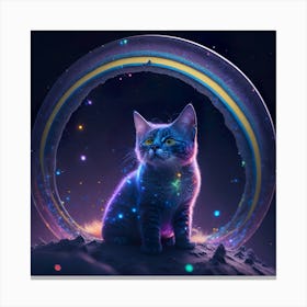 Cat Galaxy (51) Canvas Print