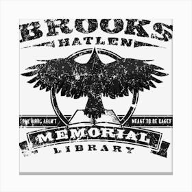 Brooks Memorial Library Canvas Print