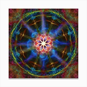 Mandala Pattern Kaleidoscope 1 Canvas Print