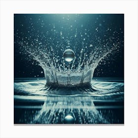 Water Drop 6 Canvas Print
